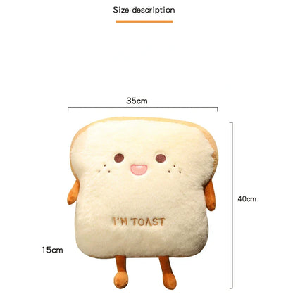 Plush Bread Pillow Cute Simulation Food Toast Soft Doll from Plush Bread Pillow Cute Simulation Food Toast Soft Doll at $21.47