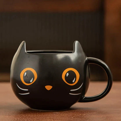 CERAMIC BLACK CAT MUG from Odditygadget at $29.97