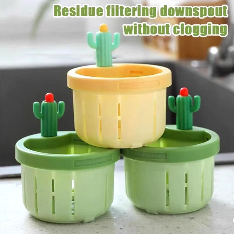 3pcs Anti-clogging Cactus Sink Drain Strainer Press at $9.99 from Odditygadget