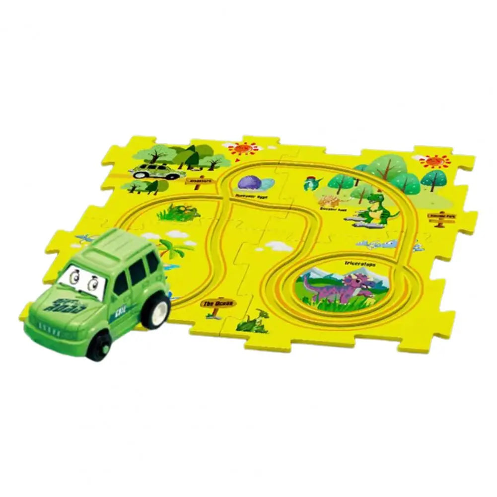 Rail Car Puzzel Toy with Flexible Railway Track from Odditygadget at $21.47