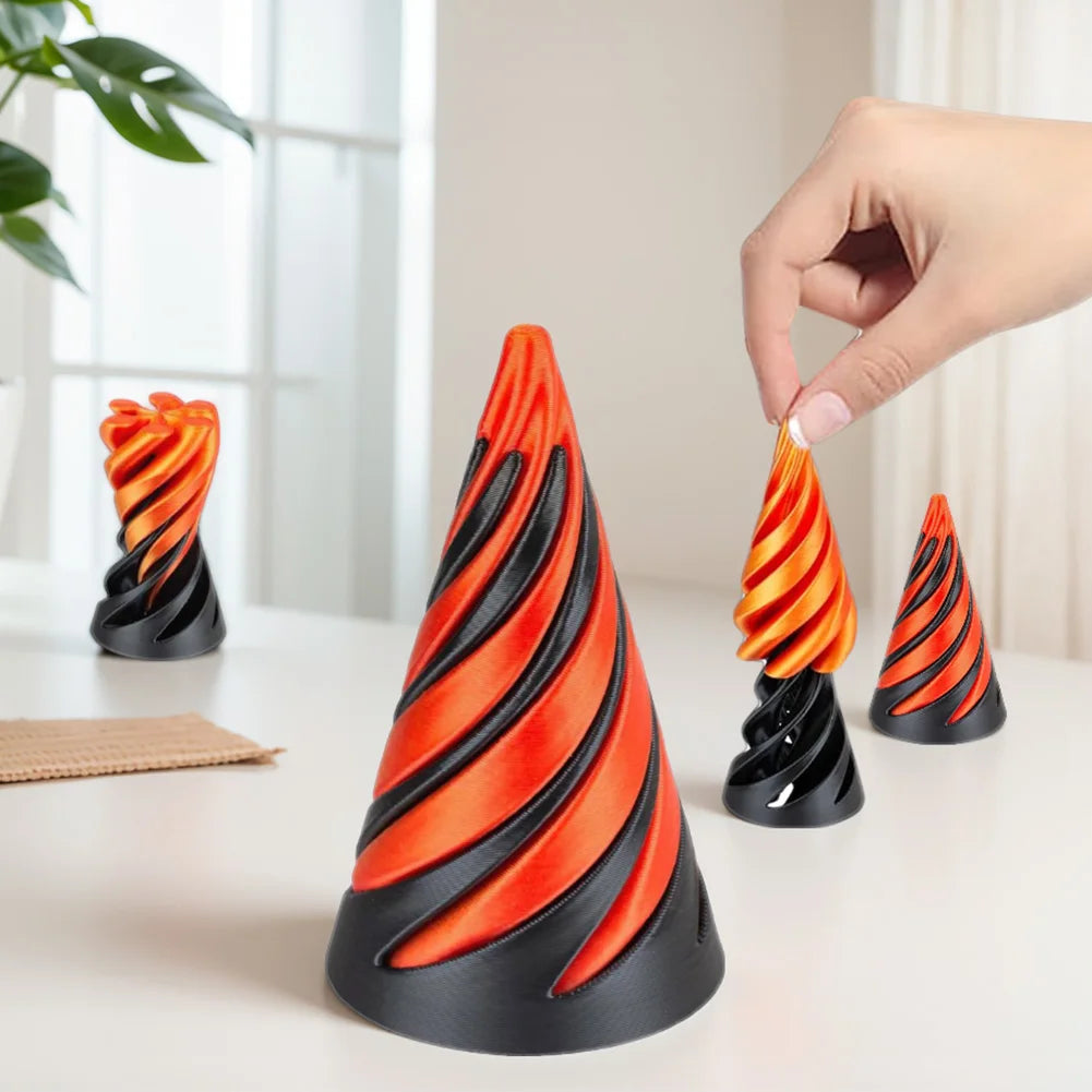 3D Printed Spiral Cone Toy