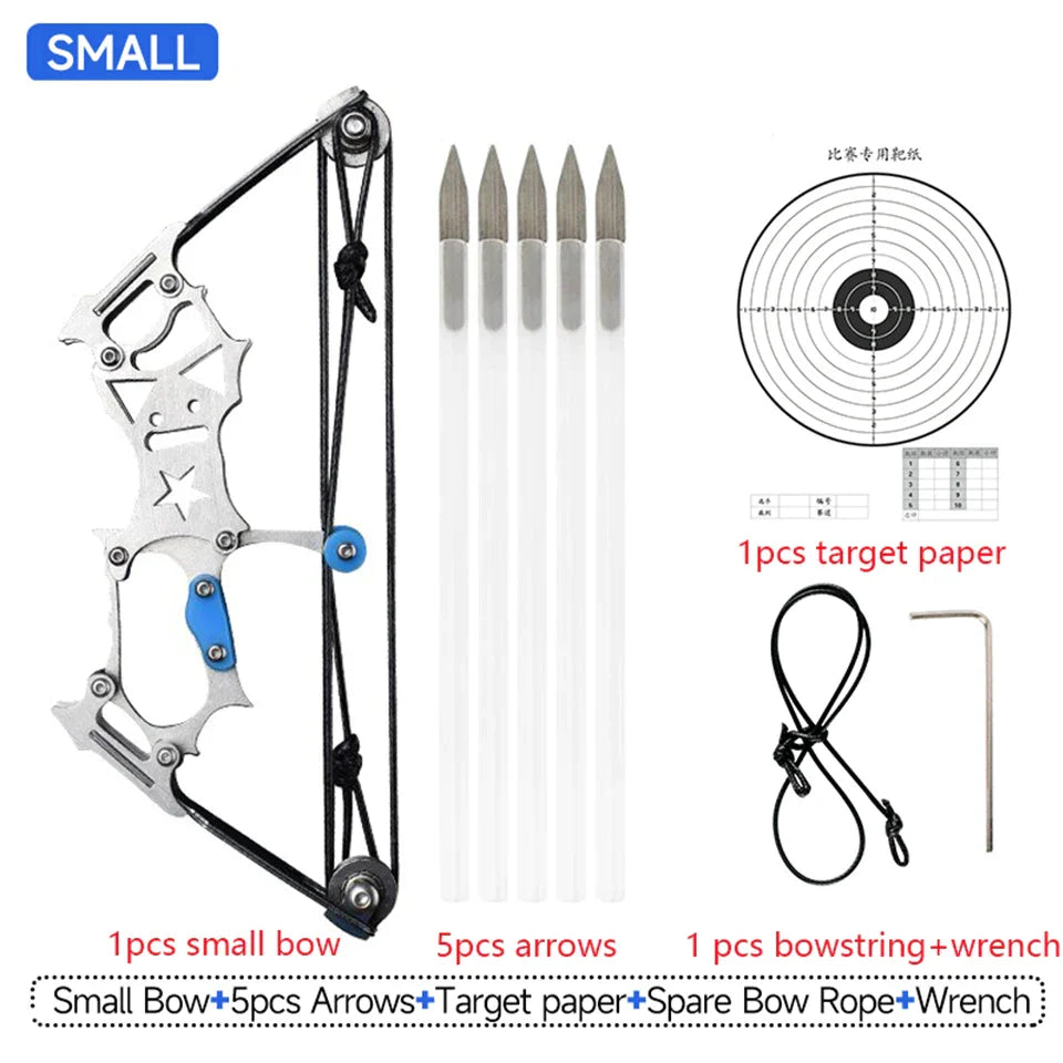 Mini Stainless Steel Bow Arrow Shooting Bowstring Set from Odditygadget at $25.97