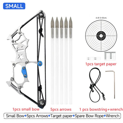 Mini Stainless Steel Bow Arrow Shooting Bowstring Set from Odditygadget at $25.97