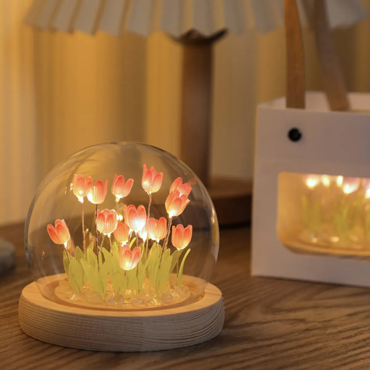 Simulation Tulip LED Nightlight Handmade Bedside Lamp from Odditygadget at $19.97