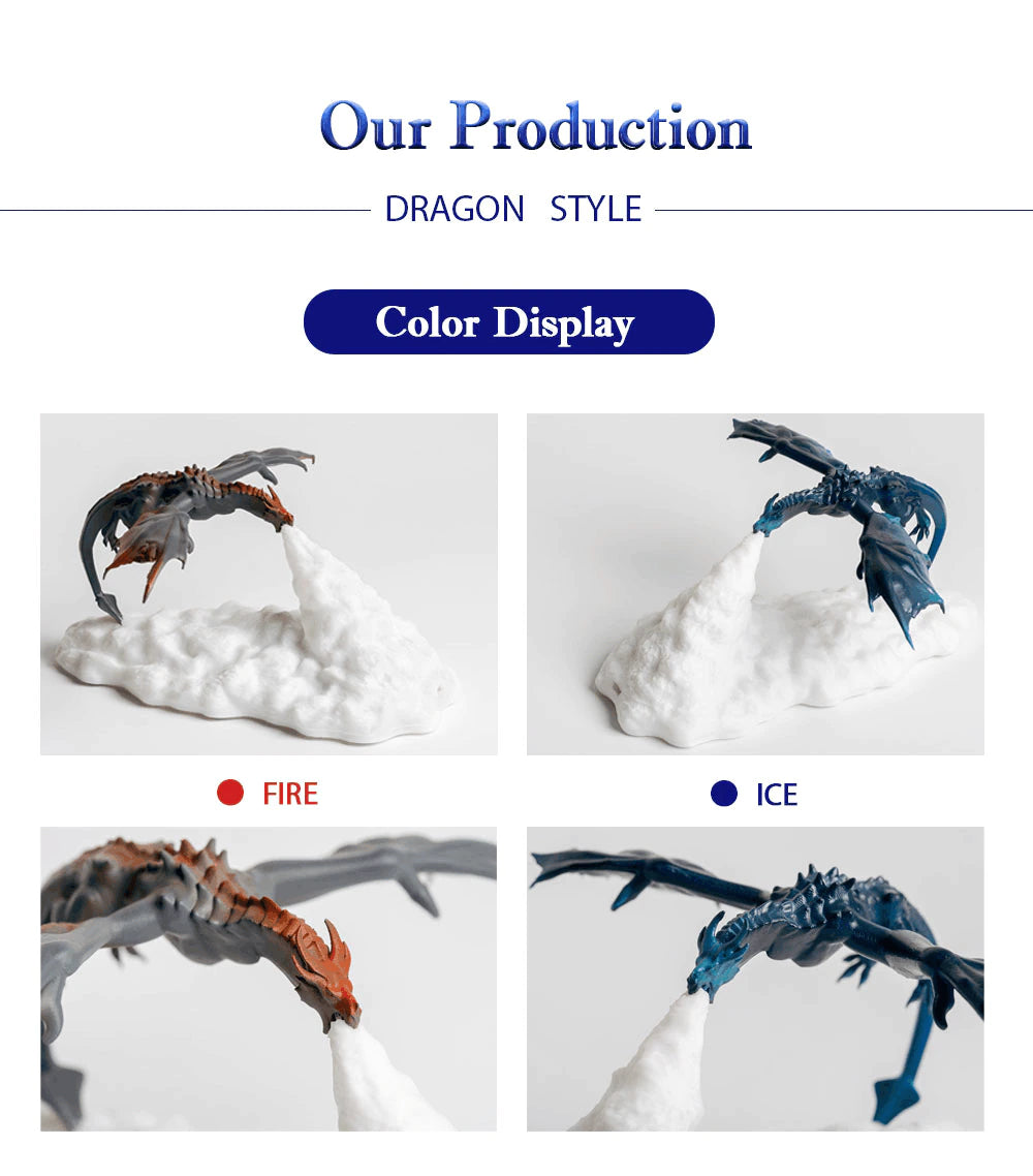 3D Printed Dragon Night Light LED Night Lamp from Odditygadget at $39.80