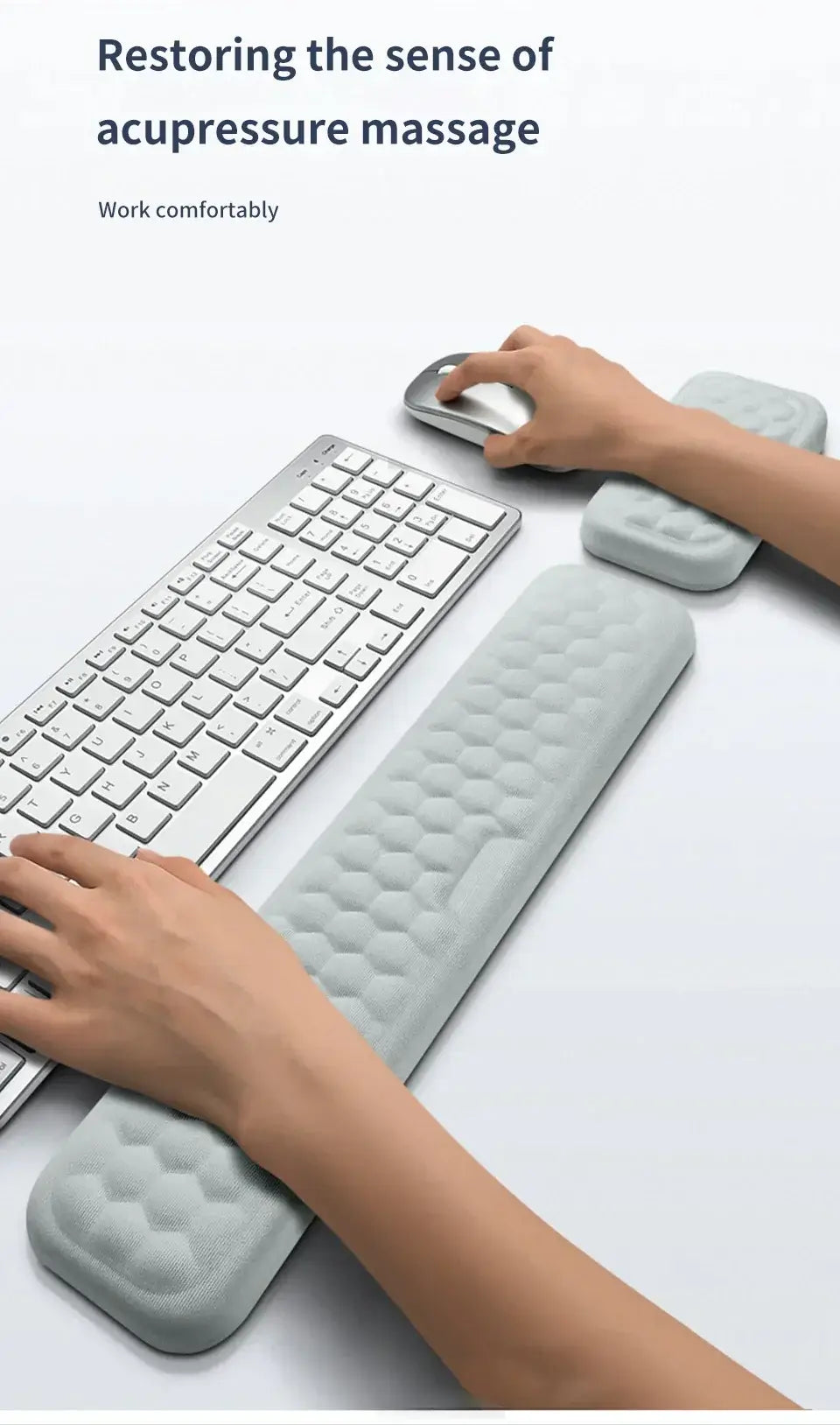 Ergonomic Keyboard Mouse Wrist Rest Pad from Odditygadget at $19.97