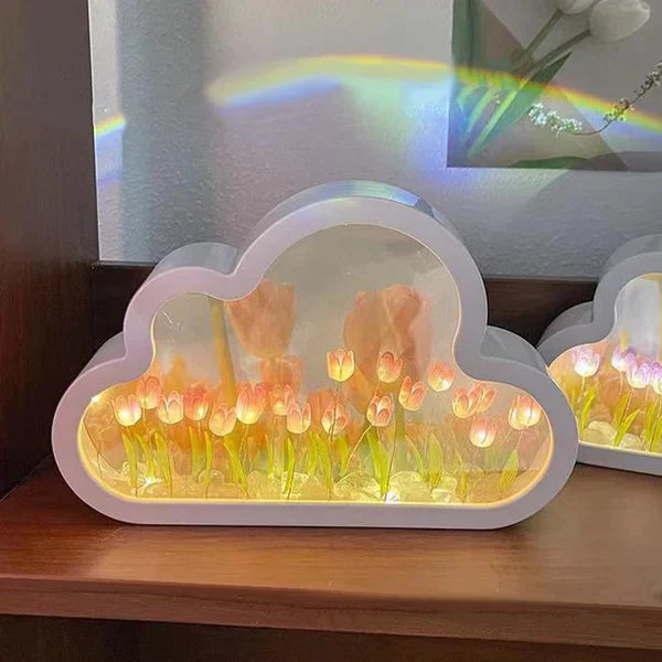 Tulip Mirror Night Light from Odditygadget at $24.97