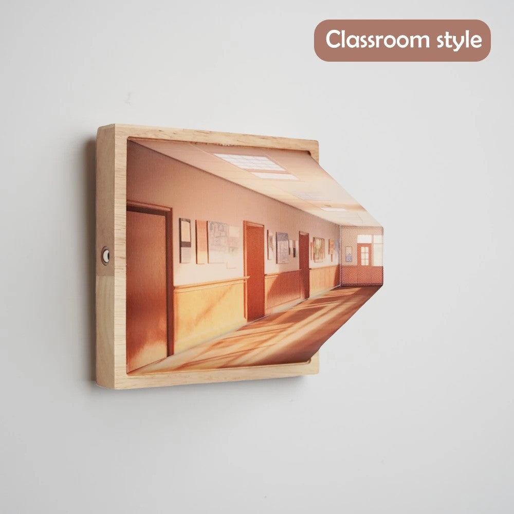 Visual Wall-Mounted Painting Light Optical Art Atmosphere