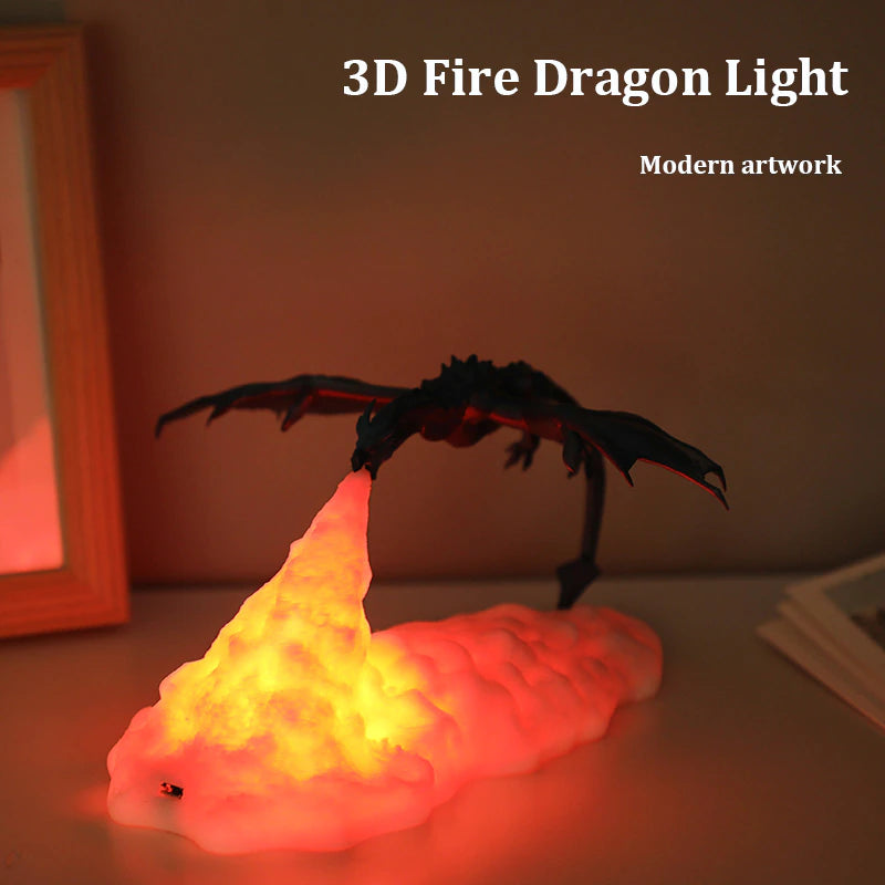 3D Printed Dragon Night Light LED Night Lamp from Odditygadget at $39.80