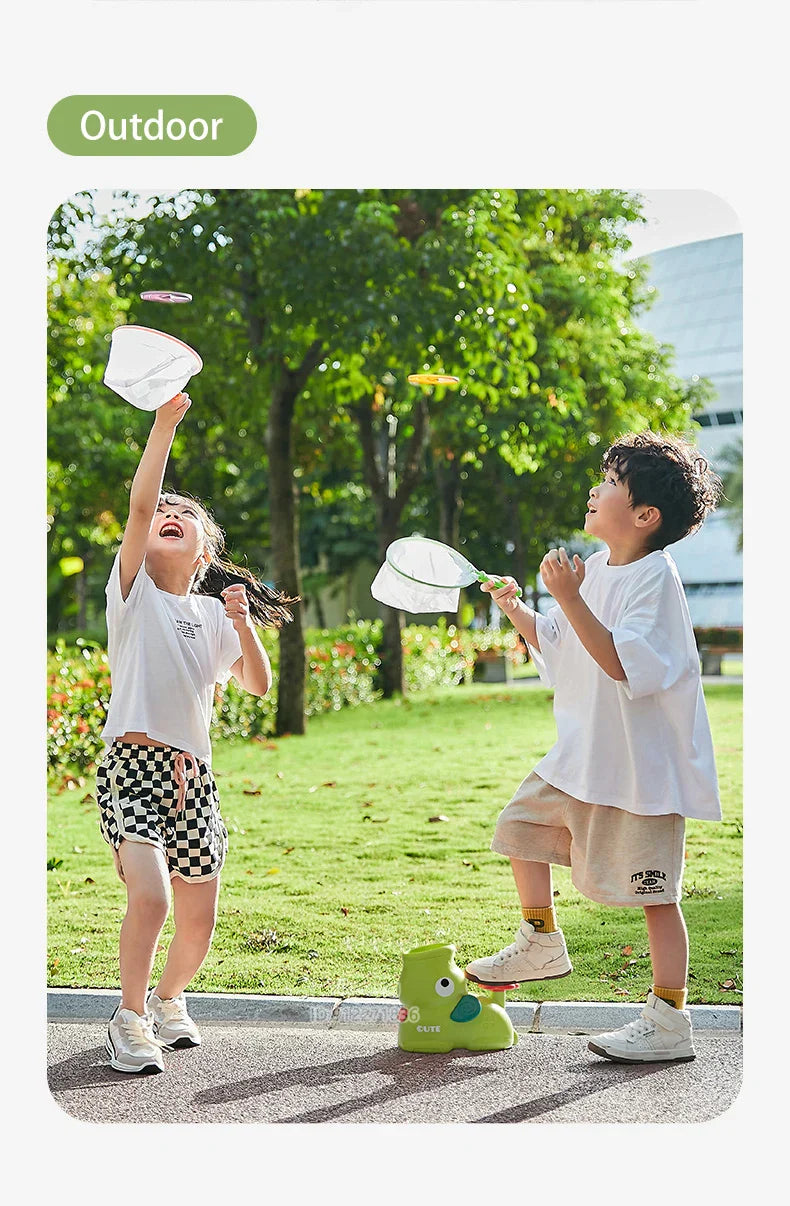 Thrilling Flying Disc launching toy for kids from Odditygadget at $29.97