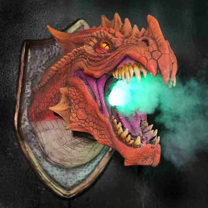 Dragon Legends Prop 3d Wall Mounted Dinosaur Smoke Light Wall from Odditygadget at $49.97