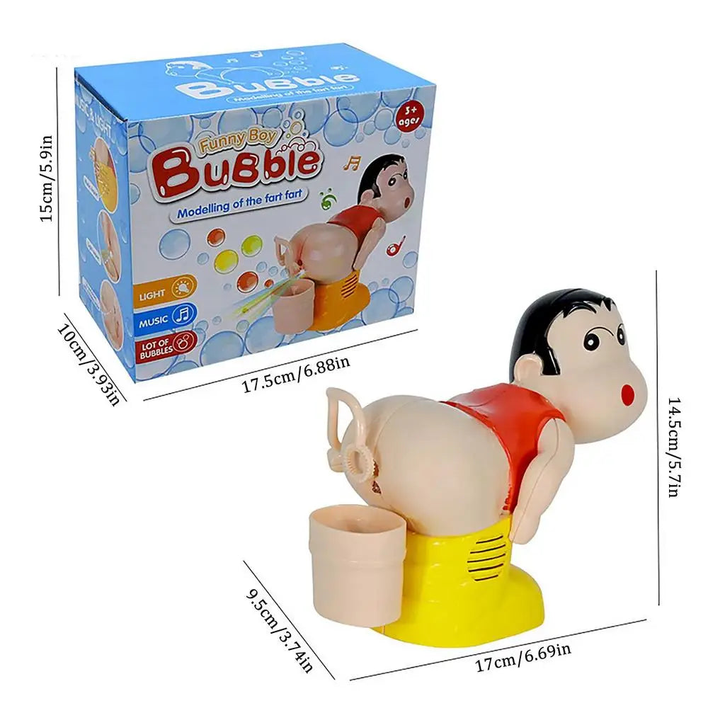 Children Cute Cartoon Fart Bubble Machine Automatic Bubble Blowing from Odditygadget at $15.97