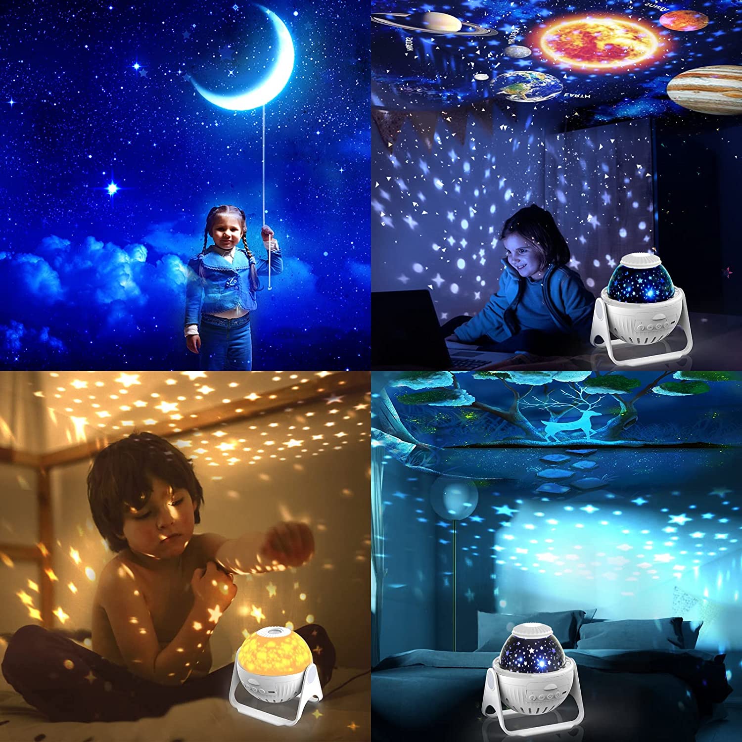 Star Night Lights Galaxy Projector 360° from Odditygadget at $44.97