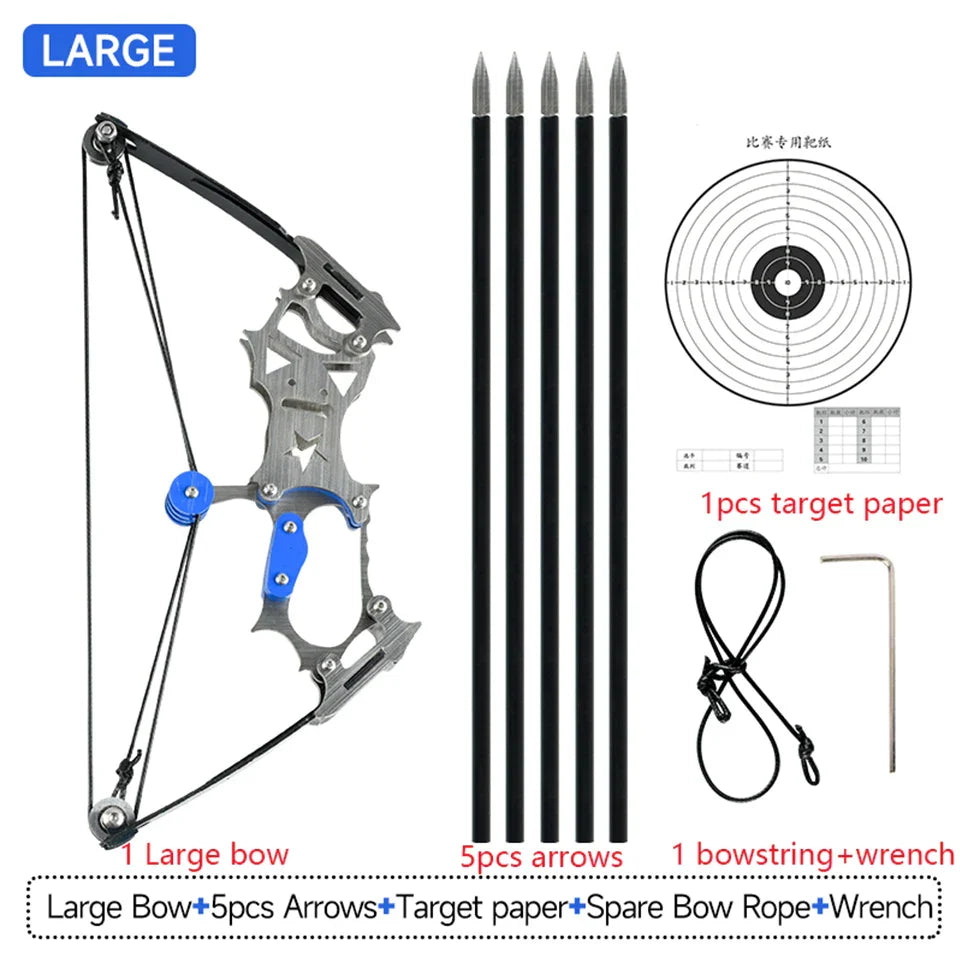 Mini Stainless Steel Bow Arrow Shooting Bowstring Set from Odditygadget at $32.97