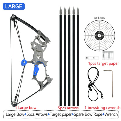 Mini Stainless Steel Bow Arrow Shooting Bowstring Set from Odditygadget at $32.97