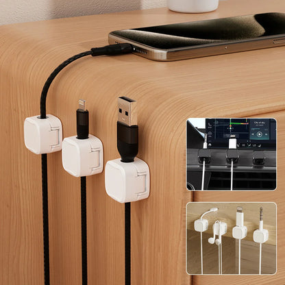 Magnetic Cable Organiser Clips Cable Management Wire Manager from Odditygadget at $7.97