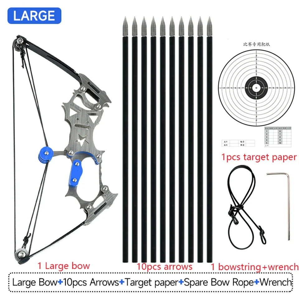 Mini Stainless Steel Bow Arrow Shooting Bowstring Set from Odditygadget at $34.97