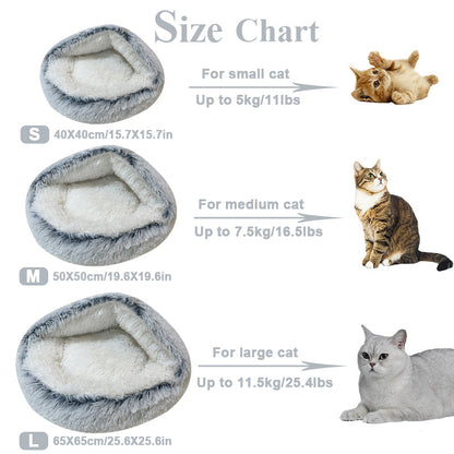 Pet Round Plush Bed from Odditygadget at $32.47