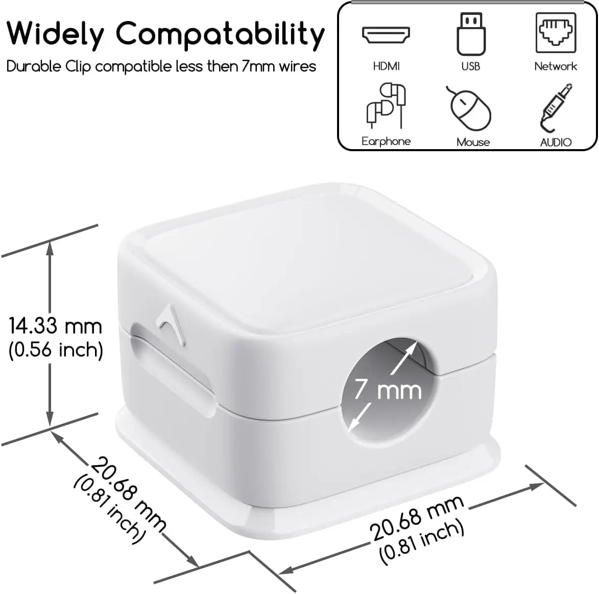 Magnetic Cable Organiser Clips Cable Management Wire Manager from Odditygadget at $7.97