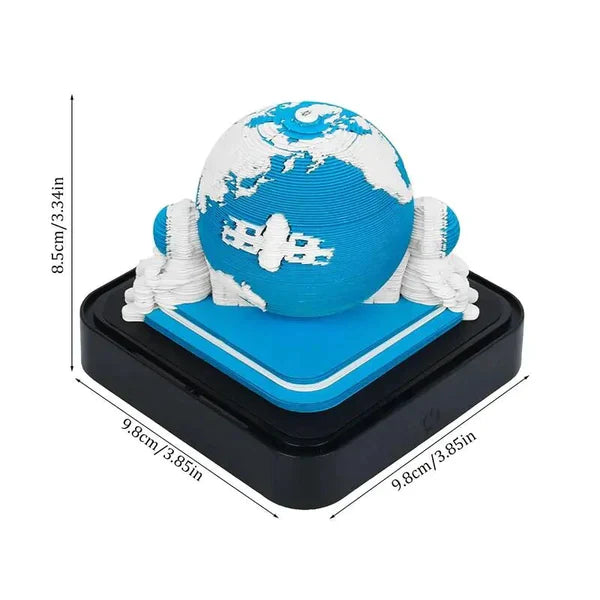 3D Earth Wanderer Calendar Memo Pad from Odditygadget at $52.97