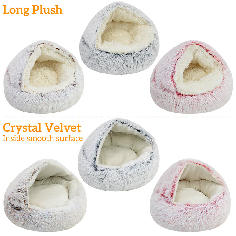 Pet Round Plush Bed from Odditygadget at $32.47