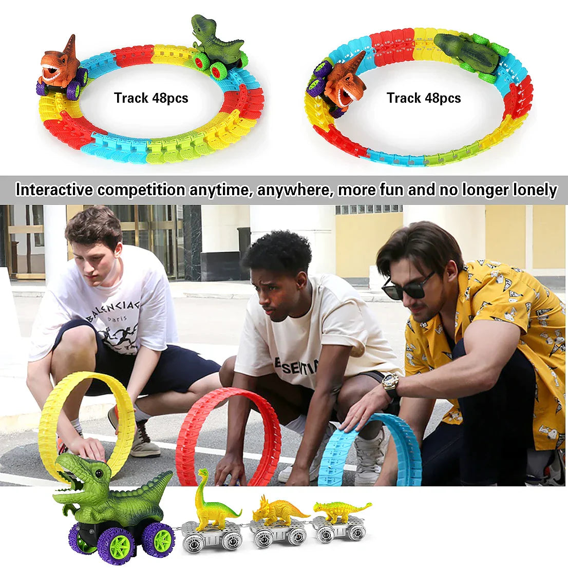 Climbing Anti-Gravity Rail Car Race-Flexible Track from Odditygadget at $42.97