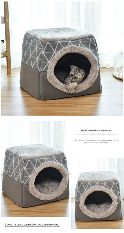 Soft Nest Kennel Pet Bed for Cats Dogs from Odditygadget at $26.47