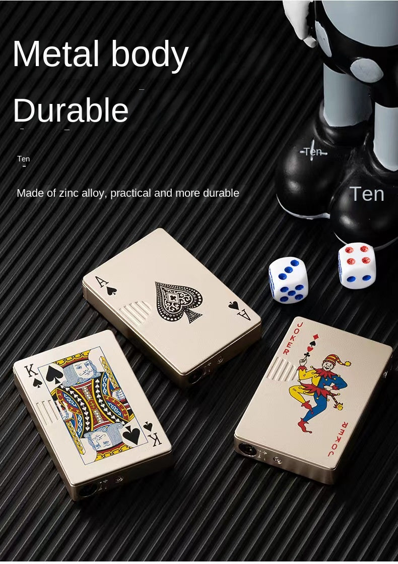 Metal Playing Card Lighter from Odditygadget at $14.97