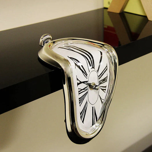 Surrealistic Silent Melting Wall Clock from Odditygadget at $21.97