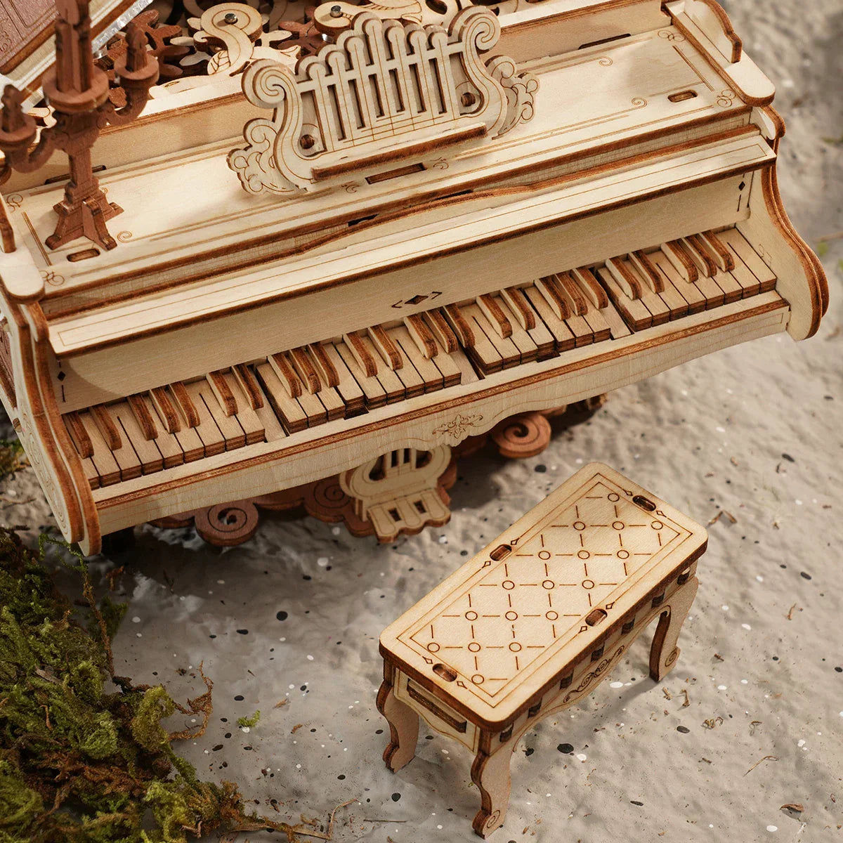 MAGIC PIANO MECHANICAL MUSIC BOX 3D Wooden Puzzle from Odditygadget at $86.95