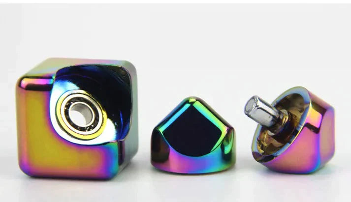 Metal Cube Fingertip Spinner Decompression Spinning Tops from Metal Cube Fingertip Spinner Decompression Spinning Tops at $19.97