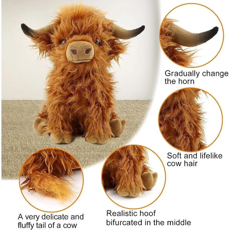 Cow Stuffed Animal Plush Toy from Odditygadget at $18.97