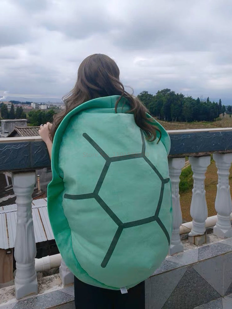 Wearable Funny Turtle Shell Plush Pillow from Odditygadget at $59.97