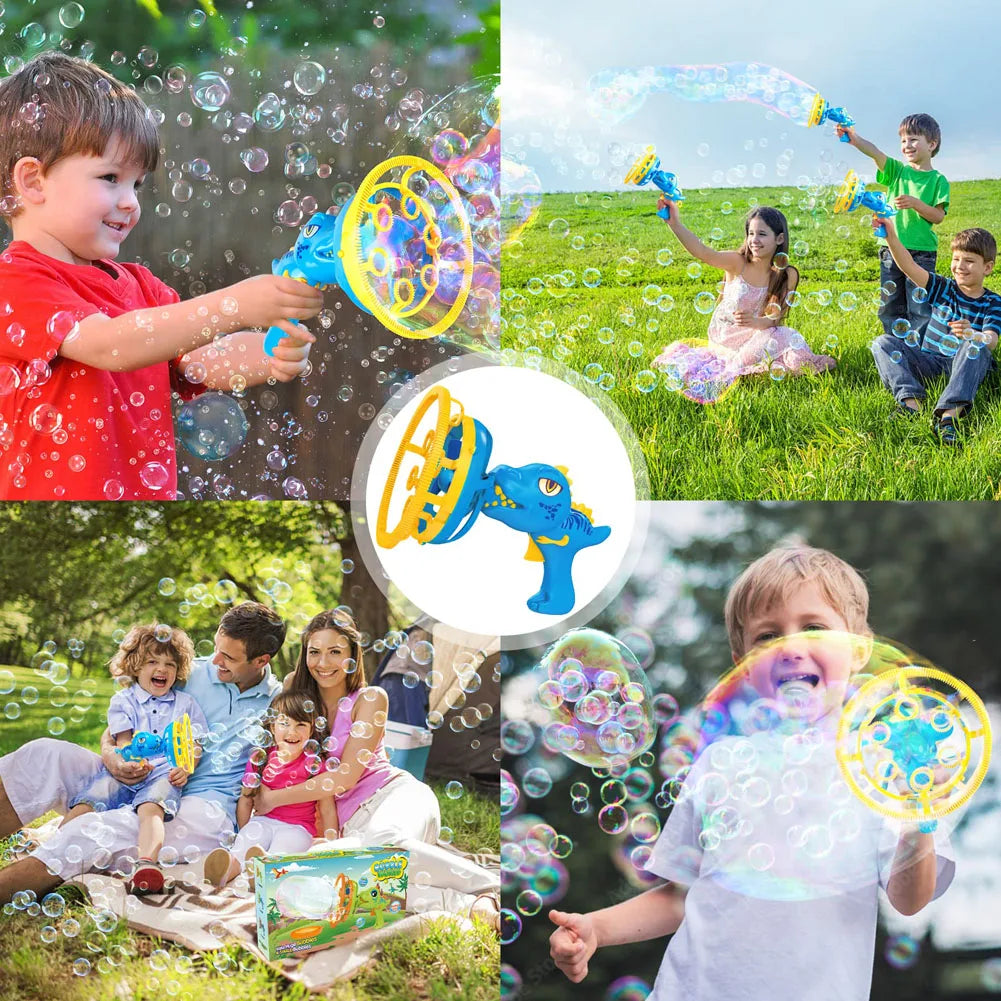 Bubble Gun Bubble Machine Dinosaur Bubble Machine from Odditygadget at $19.97