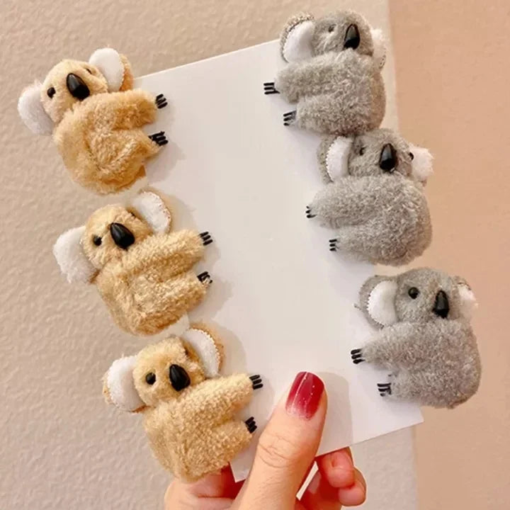 4pcs Plush Koala Bear Hair Decoration Hair Clips from 4pcs Plush Koala Bear Hair Decoration Hair Clips at $16.97