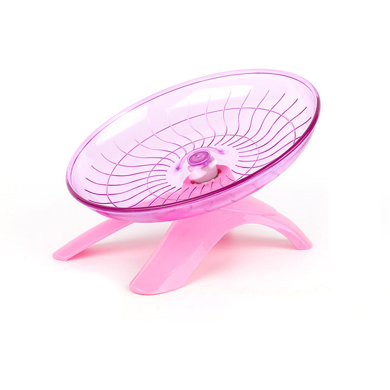 Hamster Flying Saucer Silent Running Exercise Wheel from Odditygadget at $12.97