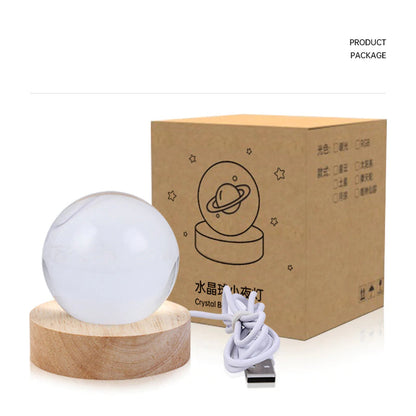 Glowing Planetary Galaxy Astronaut Crystal Ball Night Lights from Odditygadget at $28.98