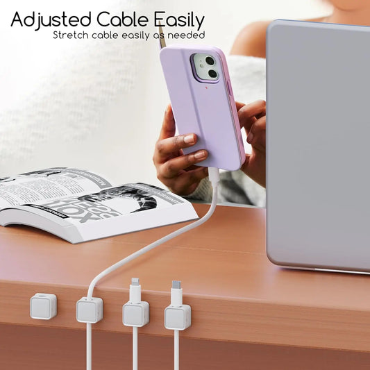 Magnetic Cable Organiser Clips Cable Management Wire Manager from Odditygadget at $7.97