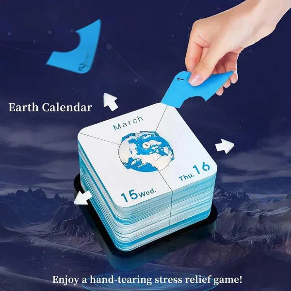 3D Earth Wanderer Calendar Memo Pad from Odditygadget at $52.97