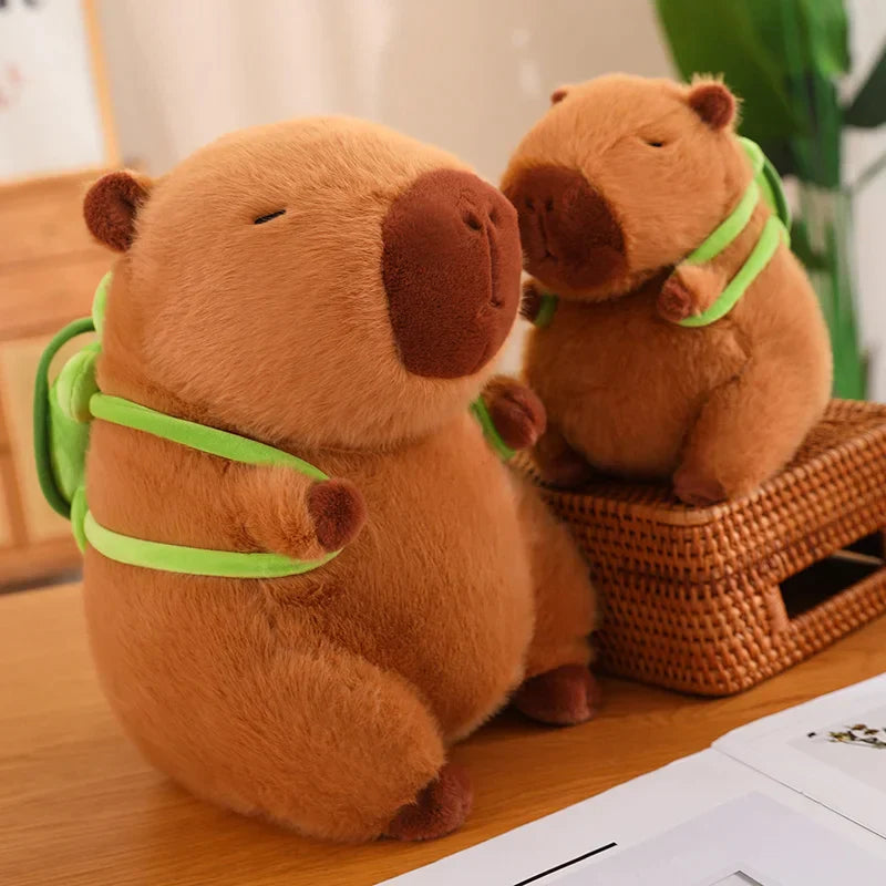 Cute Capybara with Backpack Plush Toys from Odditygadget at $16.97