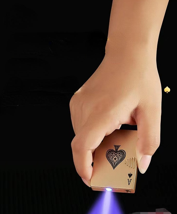 Metal Playing Card Lighter from Odditygadget at $14.97