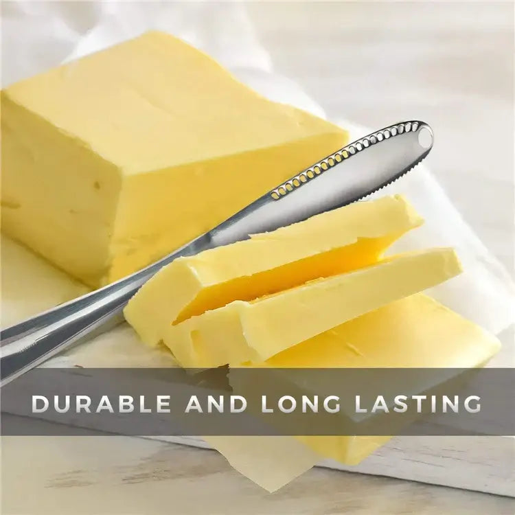 Butter Knife Holes Cheese Dessert Stainless Steel Jam Knife from Odditygadget at $9.97