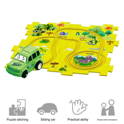 Rail Car Puzzel Toy with Flexible Railway Track from Odditygadget at $21.47