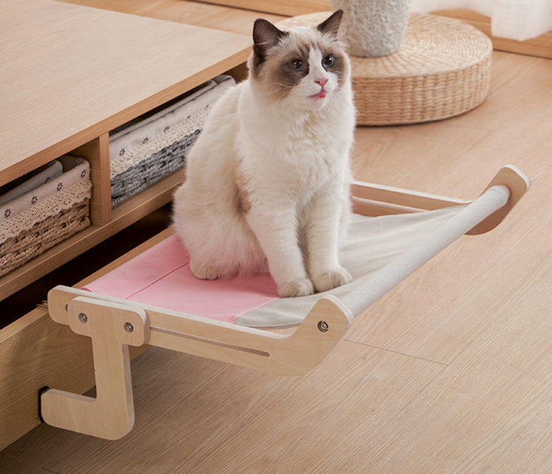 Cat Hanging Bed Windowsill Table Bedside from Odditygadget at $39.97