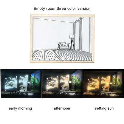 INS LED Decorative Light Painting Bedside Picture from Odditygadget at $24.97