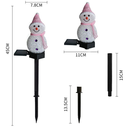 Snowman Christmas Decoration Waterproof Solar Led Light from Odditygadget at $19.98