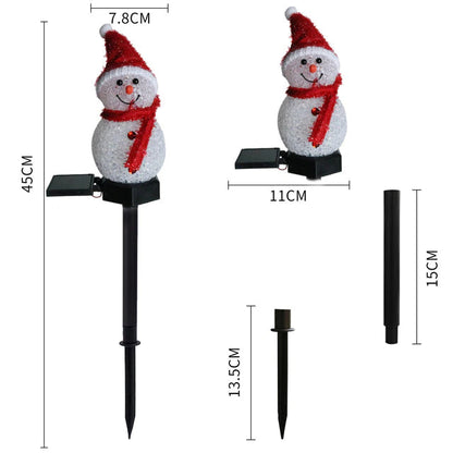 Snowman Christmas Decoration Waterproof Solar Led Light from Odditygadget at $19.98