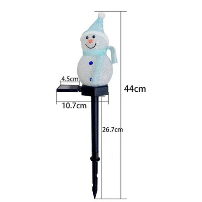 Snowman Christmas Decoration Waterproof Solar Led Light from Odditygadget at $19.98