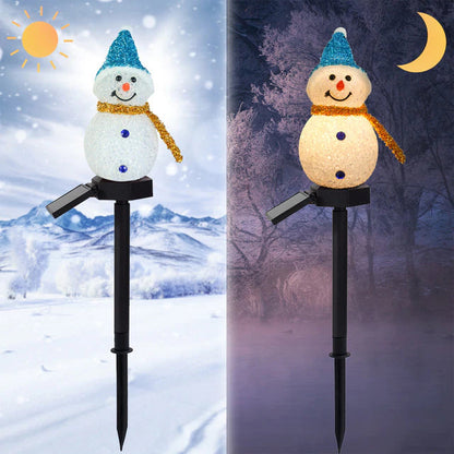 Snowman Christmas Decoration Waterproof Solar Led Light from Odditygadget at $19.98