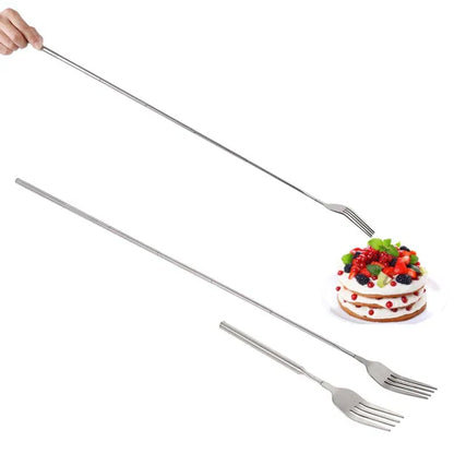 Telescopic Extendable Dinner Fruit Dessert Long Handle Fork from Odditygadget at $11.95